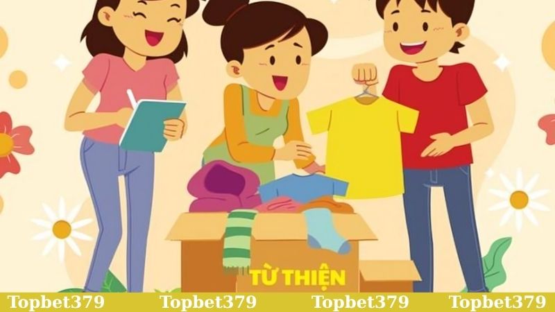 Hành động thiện nguyện trong trao yêu thương nhận nụ cười